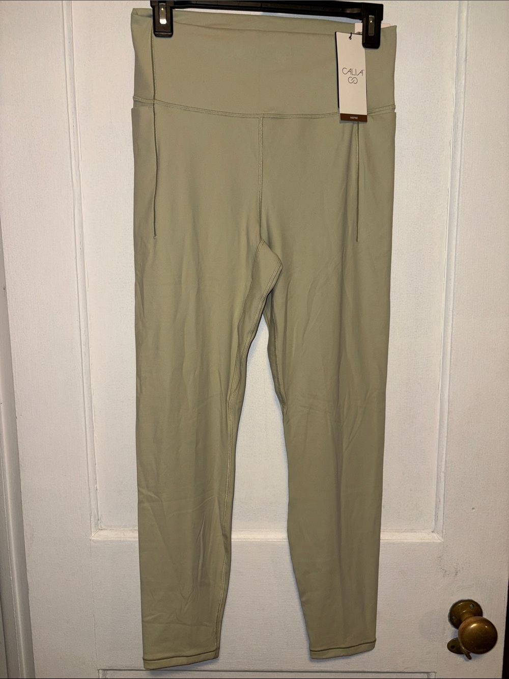 CALIA by Carrie Underwood High-Rise Leggings in Light Olive